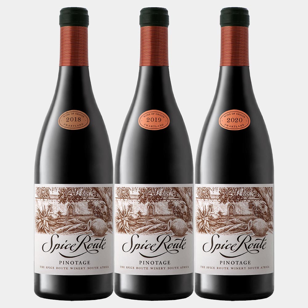 Spice Route Pinotage Vertical 3 Pack